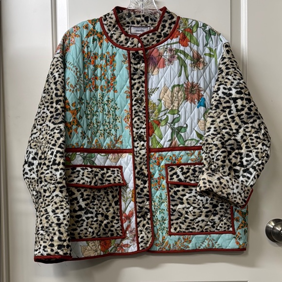 Johnny Was workshop quilted jacket - Picture 1 of 5